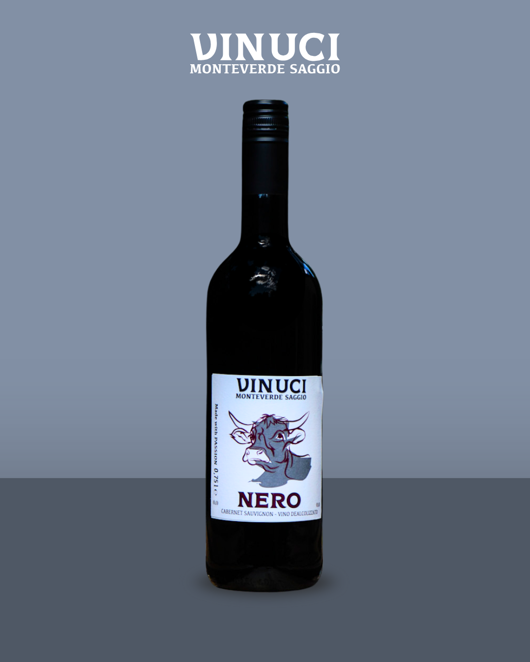 „Vinuci Nero alkoholfreier Cabernet Sauvignon 0.0 % – vegan & kalorienarm“